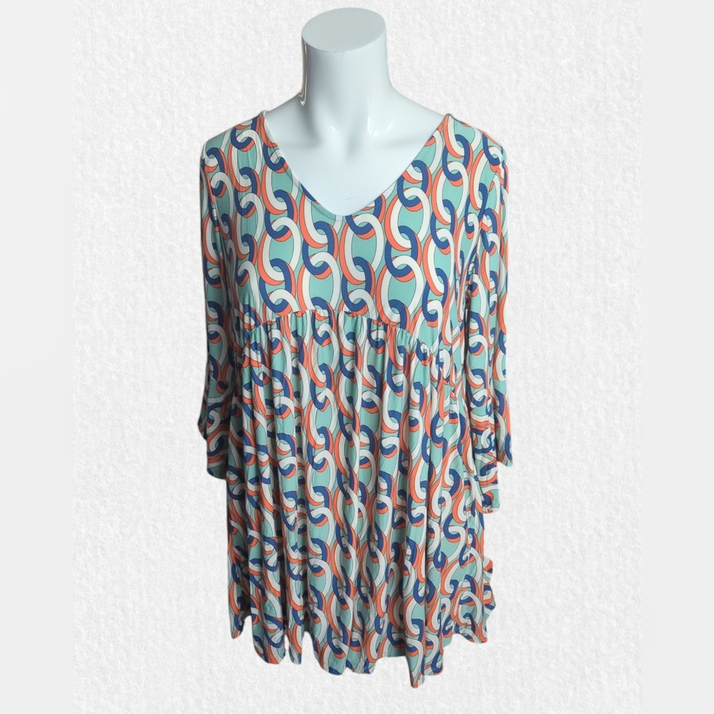 Emerald NEW PLUS SIZE Chain Print Dress